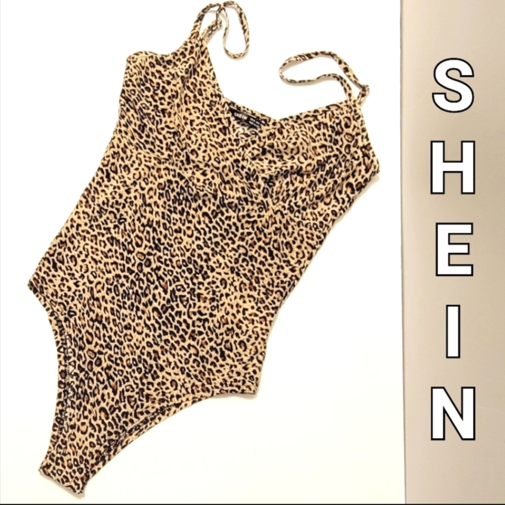 SHEIN Lepoard Print One piece Bodysuit Sz. XS/2